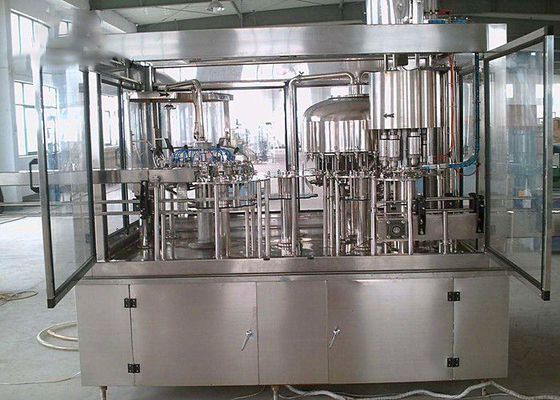 4000*2800*2400mm 7.2KW Juice Hot Fill Bottling Equipment