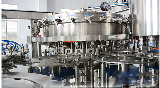 Plastic Screw Cap 3 in 1 Monoblock Soft Drink Bottling Machine