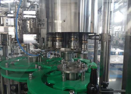 Silver Gray 3 In 1 Monobloc Carbonated Drink Bottling Machine