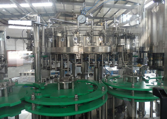 Silver Gray 3 In 1 Monobloc Carbonated Drink Bottling Machine