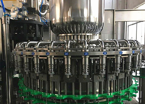 4000*2800*2400mm 7.2KWジュースの熱い盛り土のびん詰めにする装置